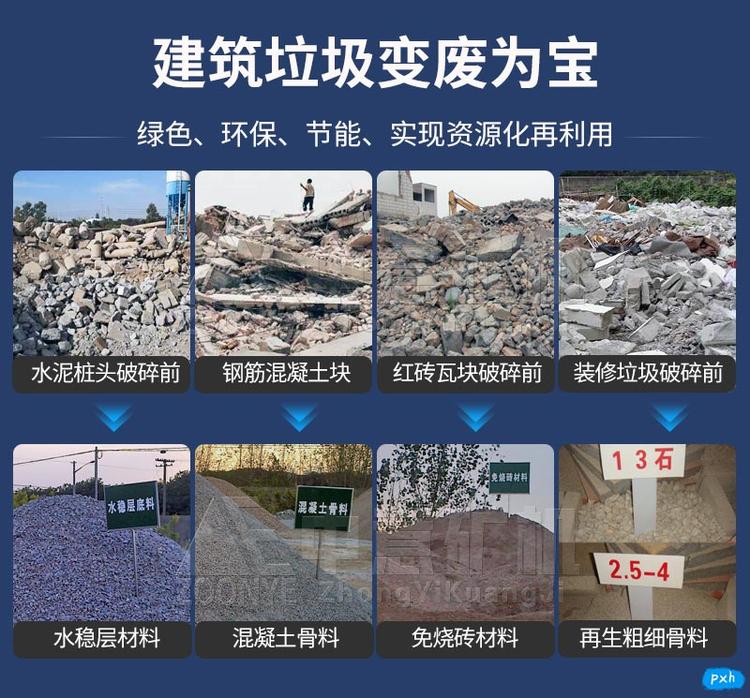 建筑廢料回收利用破碎機(jī)